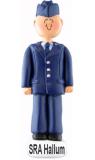 Air Force Male Christmas Ornament Personalized by Russell Rhodes