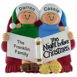 Couples Christmas Ornament Night Before Xmas Personalized by RussellRhodes.com
