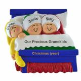 Ornament for Grandparents Christmas Ornament 3 Grandkids Christmas Morning Personalized by RussellRhodes.com
