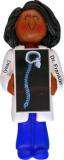 Radiologist Christmas Ornament African American Female Personalized by RussellRhodes.com