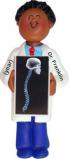 Chiropractor Christmas Ornament African American Male Personalized by RussellRhodes.com