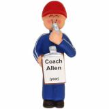 Coach Christmas Ornament Male Personalized by RussellRhodes.com