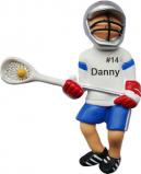 Lacrosse Christmas Ornament Male Personalized by RussellRhodes.com