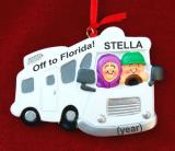 Motor Home Christmas Ornament On the Road Personalized by RussellRhodes.com
