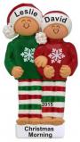 Our Comfy Pajamas 2 Kids Christmas Ornament Personalized by Russell Rhodes