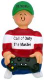 Video Game Boss Male Christmas Ornament Personalized by RussellRhodes.com