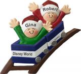Roller Coaster Christmas Ornament for 2 Personalized by RussellRhodes.com