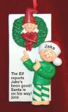 Find the Elf on the Shelf Christmas Ornament Personalized by Russell Rhodes