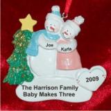 Expecting, So in Love Christmas Ornament Personalized by Russell Rhodes