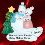 Pregnant Christmas Ornament Holiday Cheer Personalized by RussellRhodes.com
