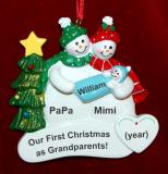 First Christmas as Grandparents Christmas Ornament Baby Boy Personalized by RussellRhodes.com