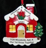 Our First Christmas Together Christmas Ornament Xmas Cottage Personalized by RussellRhodes.com