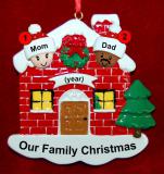 Mixed Race Couples Christmas Ornament Home for the Holidays Personalized by RussellRhodes.com
