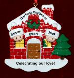 Our First Christmas Ornament Happy Holidays Personalized by RussellRhodes.com