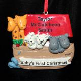 Noah's Ark Christmas Ornament Personalized by RussellRhodes.com