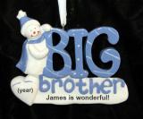 Big Brother Christmas Ornament Personalized by RussellRhodes.com