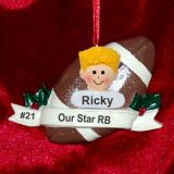 Football Ornament for Boy Personalized by RussellRhodes.com