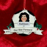Soccer Ornament for Girl or Boy Personalized by RussellRhodes.com