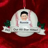 Baseball Ornament for Boy Personalized by RussellRhodes.com