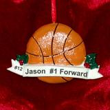 Basketball Christmas Ornament Game Day Personalized by RussellRhodes.com