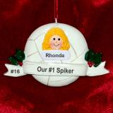 Volleyball Ornament for Girl or Boy Personalized by RussellRhodes.com