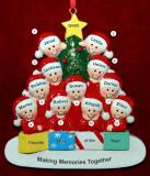 Family Reunion Christmas Ornament All Together for 11 Personalized by RussellRhodes.com