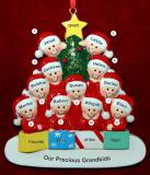 Ornament for Grandparents  11 Grandchildren All Together Personalized by RussellRhodes.com