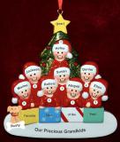 Ornament for Grandparents  8 Grandchildren All Together with Pets Personalized by RussellRhodes.com