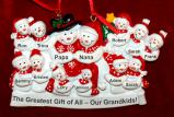 Large Family of 11 Kids or Our 11 Grandkids Christmas Ornament Personalized by RussellRhodes.com