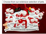 Large Family of 11 Kids or Our 11 Grandkids Christmas Ornament Personalized by Russell Rhodes