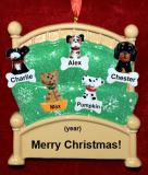 Dogs, Cats, Pets Christmas Ornament Cozy & Warm 5 Personalized by RussellRhodes.com