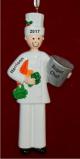 Culinary Master Chef Male Christmas Ornament Personalized by RussellRhodes.com
