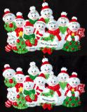 My Xmas Fun Bunch 10 Grandkids Christmas Ornament Personalized by RussellRhodes.com