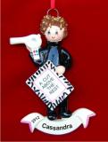 Hair Stylist Extraordinair Christmas Ornament Personalized by Russell Rhodes