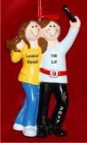 Selfie Girlfriends Christmas Ornament Personalized by Russell Rhodes