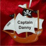 Carribean Pirates Christmas Ornament Personalized by Russell Rhodes