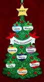 Personalized Grandkids Christmas Ornament Xmas Tree for 8 Personalized FREE by Russell Rhodes