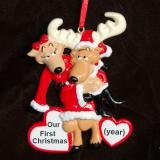 Couple Christmas Ornament Deer Personalized by RussellRhodes.com