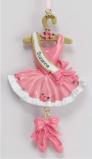 Ballerina Christmas Ornament Personalized by Russell Rhodes
