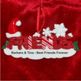 Friends Christmas Ornament Personalized by Russell Rhodes