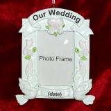 Wedding Christmas Ornament Frame Personalized by RussellRhodes.com