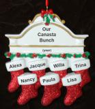 In the Spirit of Friendship 7 Stockings Christmas Ornament Personalized by RussellRhodes.com