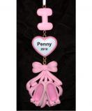 In Love with Ballet Christmas Ornament Personalized by Russell Rhodes