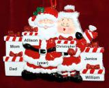 Family Christmas Ornament Xmas Presents for 6 Personalized FREE by Russell Rhodes
