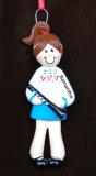 Female Clarinet Christmas Ornament Personalized by RussellRhodes.com