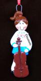 Female Cello Christmas Ornament Personalized by RussellRhodes.com