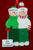 Snow Shovel Couple First Christmas Ornament Personalized by RussellRhodes.com
