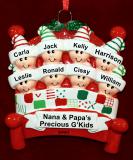 Grandparents Christmas Fun 8 Grandkids Personalized by RussellRhodes.com