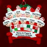 Grandparents Christmas Fun 9 Grandkids Personalized by RussellRhodes.com