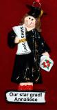 High School Graduation Christmas Ornament Female Brunette Personalized by RussellRhodes.com